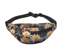 Grand sac banane bohème blanc lotus pour garçon, idéal pour profiter du sport, de la course, du cyclisme, des voyages, de la pêche