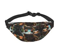 Grand sac banane coloré en forme de lézards pour garçons, adapté pour profiter du sport, de la course, du cyclisme, des voyages, de la pêche