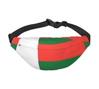 Grand sac banane de voyage avec drapeau de Madagascar, adapté pour le sport, la course, le cyclisme, les voyages, la pêche