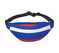 Grand sac banane de voyage avec drapeau russe pour garçon, adapté pour profiter du sport, de la course, du cyclisme, des voyages, de la pêche