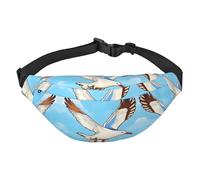 Grand sac banane Flying Seagulls pour garçons, adapté pour profiter du sport, de la course, du cyclisme, des voyages, de la pêche