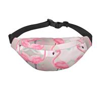 Grand sac banane Love Flamingo pour garçons, adapté pour profiter du sport, de la course, du cyclisme, des voyages, de la pêche