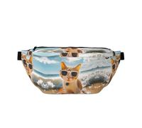 Grand sac banane pour femme et homme - Sac à bandoulière tendance pour femme - Sac banane pour homme et femme avec sangle réglable