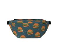 Grand sac banane pour homme et femme - Joli sac à bandoulière de voyage en sésame pour femme - Sac de ceinture pour homme et femme avec sangle réglable