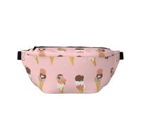 Grand sac banane pour homme et femme - Sac à bandoulière de voyage en forme de cône de chat amusant pour femme - Sac de ceinture pour homme et femme avec sangle réglable