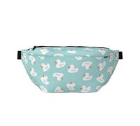 Grand sac banane pour homme et femme - Sac à bandoulière de voyage tendance en forme de canard Bubble_B - Sac banane pour femme avec sangle réglable