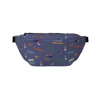 Grand sac banane pour homme et femme - Sac à bandoulière tendance pour l'été, la plage, les voyages et les voyages - Sac banane pour femme avec sangle réglable