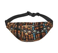 Grand sac banane Primitive Totem pour garçon, adapté pour profiter du sport, de la course, du cyclisme, des voyages, de la pêche