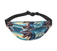 Grand sac banane Roaring Dragon Boys, adapté pour profiter du sport, de la course, du cyclisme, des voyages, de la pêche