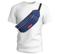 Grand sac banane, sac banane, sac de ceinture, poche zippée, sac banane pour les aventures en plein air, sac à bandoulière décontracté pour la randonnée, le camping, le cyclisme, le patinage, la