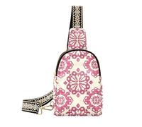 Grand sac banane tendance à motif géométrique hexagonal pour femme