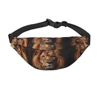 Grand sac banane The Lion's Gaze Boys - Idéal pour le sport, la course, le cyclisme, les voyages, la pêche