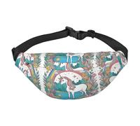 Grand sac banane Unicorns by the River pour garçon, adapté pour profiter du sport, de la course, du cyclisme, des voyages, de la pêche