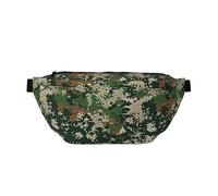 Grand sac banane vert avec sangle réglable - Imprimé camouflage numérique - Pour randonnée, voyage, fitness et transport quotidien, Green Army Digital Camouflage, One Size, Imprimé