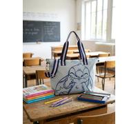 Grand Sac Cabas Stitch Enfant Gris TU