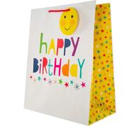 Grand Sac Cadeau - Motif Happy Birthday