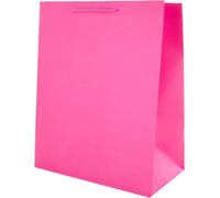 Grand Sac Cadeau Multi-Occasions - Rose Vif Uni