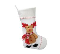 Grand sac cadeau Père Noël/bonhomme de neige/cerf/pingouins Chaussette de Noël pour fête de famille Décoration intérieure et extérieure