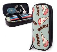 Grand Sac ¿¿ Crayons Jambon Sac ¿¿ Crayons Grande Capacit¿¿ ¿¿Tui ¿¿ Crayons En Cuir Compartiments Pochette ¿¿ Crayons Pour Adolesc