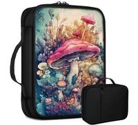 Grand sac de bible en forme de champignon d'automne pour homme et femme, sac d'église multifonction avec poignée, poche zippée, cadeau chrétien, fournitures d'étude de la Bible