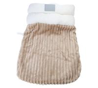 Grand sac de couchage d'hiver chaud pour chats - Grand lit pour animal domestique - Pour la chaleur intérieure - Confortable - Avec doublure épaisse - Lit pour animal domestique