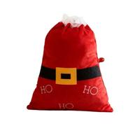 Grand sac de Père Noël | Décorations de Noël réutilisables - Sacs à friandises de Noël | Pour enfants et adultes | Pour famille, anniversaire, Thanksgiving, maison, vacances, Nouvel An, mariage