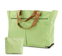 Grand Sac de Plage avec Fermeture Éclair XXL Voyage Pliable Beach Tote Bag
