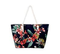 Grand sac de plage hydrofuge avec fermeture à glissière Sac shopping à bandoulière Mode de Vie des Caraïbes