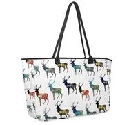 Grand sac de plage pour femme, jolis cônes de crème glacée, animaux, licorne, chats, sac de voyage avec poches, sac à main à bandoulière imperméable, Multicolore 4., 14.5x20.8x5.5in/37x53x14cm