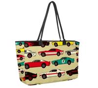Grand sac de plage pour femme, jolis cônes de crème glacée, animaux, licorne, chats, sac de voyage avec poches, sac à main à bandoulière imperméable, Multicolore 5., 14.5x20.8x5.5in/37x53x14cm