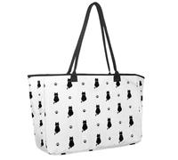 Grand sac de plage pour femme, muselière Kawaii avec joues roses et yeux clignotants, motif arc-en-ciel, sac à main de voyage avec poches, sac à main à bandoulière imperméable, Multicolore 11