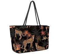 Grand sac de plage pour femme, muselière Kawaii avec joues roses et yeux clignotants, motif arc-en-ciel, sac à main de voyage avec poches, sac à main à bandoulière imperméable, Multicolore 6