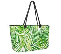 Grand sac de plage pour femme, sac à main à bandoulière imperméable avec poches, motif arbre turquoise, ciel nocturne, multicolore 2, 14.5x20.8x5.5in/37x53x14cm
