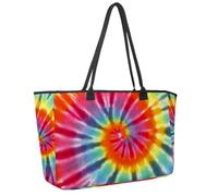 Grand sac de plage pour femme, sac à main à bandoulière imperméable avec poches, motif arbre turquoise, ciel nocturne, Multicolore 11., 14.5x20.8x5.5in/37x53x14cm