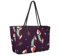Grand sac de plage pour femme, sac à main étanche avec poches et motif tête de mort Suger Noir, Multicolore 13., 14.5x20.8x5.5in/37x53x14cm