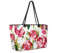 Grand sac de plage pour femme, sac à main étanche avec poches et motif tête de mort Suger Noir, Multicolore 9., 14.5x20.8x5.5in/37x53x14cm