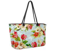 Grand sac de plage pour femme, sac à main étanche avec poches et motif tête de mort Suger Noir, Multicolore 4., 14.5x20.8x5.5in/37x53x14cm