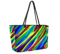 Grand sac de plage pour femme, sac de voyage étanche avec poches Motif tête de mort Suger, Multicolore 6., 14.5x20.8x5.5in/37x53x14cm