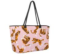 Grand sac de plage pour femme, sac de voyage étanche avec poches Motif tête de mort Suger, Multicolore 11., 14.5x20.8x5.5in/37x53x14cm