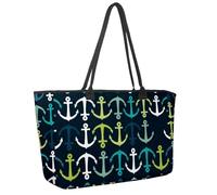 Grand sac de plage pour femme, sac de voyage étanche avec poches Motif tête de mort Suger, Multicolore 15., 14.5x20.8x5.5in/37x53x14cm