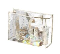 Grand sac de plage transparent, grand sac de sport transparent, grand sac de transport en PVC transparent pour l'extérieur, la piscine, la longue bandoulière, Kaki, Consulte la descripción, Voir