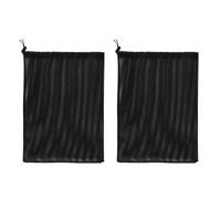Grand sac de protection en maille durable pour pompes à la taille - 12,2 x 15,9 pouces - Avec câble de tension - Accessoires réutilisables - Filtrage des sacs médias pour piscines en plein air