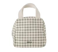 Grand sac de rangement avec compartiments intérieurs - Trousse de toilette de voyage à suspendre et trousse de maquillage - Pour femme, homme et enfant - Certifié GOTS - Point vert - 4 l, beige