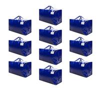 Grand sac de rangement de 102 litres avec couvercle avec poignée et fermeture à glissière, conçu pour le déplacement, stockage de vêtements, articles ménagers et imperméabilisation.