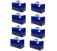 Grand sac de rangement de 102 litres avec couvercle avec poignée et fermeture à glissière, conçu pour le déplacement, stockage de vêtements, articles ménagers et imperméabilisation.