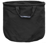 Grand sac de rangement de jardin en toile avec poignées solides et sangles renforcées pour recueillir des feuilles, des fruits et divers produits du jardin (noir)