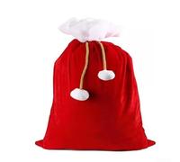 Grand sac de rangement en tissu pour décorations de Noël et essentiels de vacances, conçu pour garder les articles festifs organisés et accessibles pendant les célébrations d'hiver