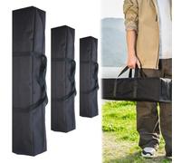 Grand sac de rangement multifonction avec poignées pour tringle de support d'armoire murale et barre de levage d'armoire, imperméable et pour voyage, camping, randonnée (court)