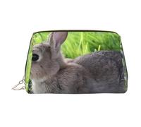 Grand sac de rangement portable avec imprimé lièvre gris pour voyage et voyages d'affaires