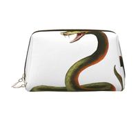 Grand sac de rangement pour cosmétiques avec imprimé serpent - Idéal pour les voyages et les voyages d'affaires